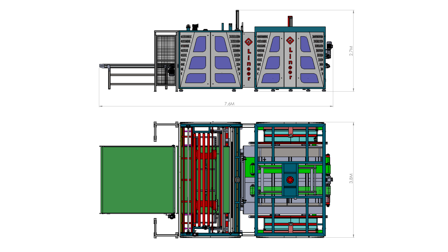 Automatic-Mattress-Packing-Machine-HydraulicPress-Dimension